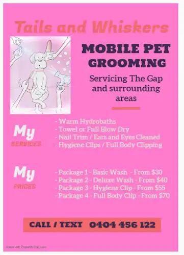 Tails And Whiskers Mobile Pet Spa - Pet Groomer in Brisbane